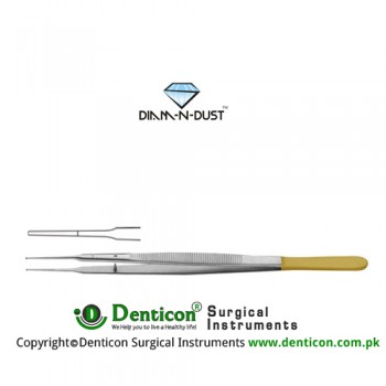 Diam-n-Dust™ Gerald Micro Suturing Forcep Stainless Steel, 20 cm - 8" Tip Size 1.0 mm